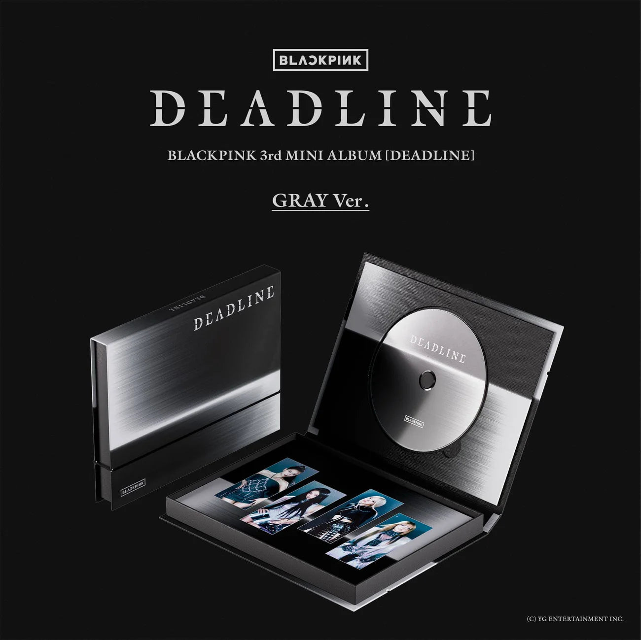 BLACKPINK - 3rd mini album - Deadline (Gray version)