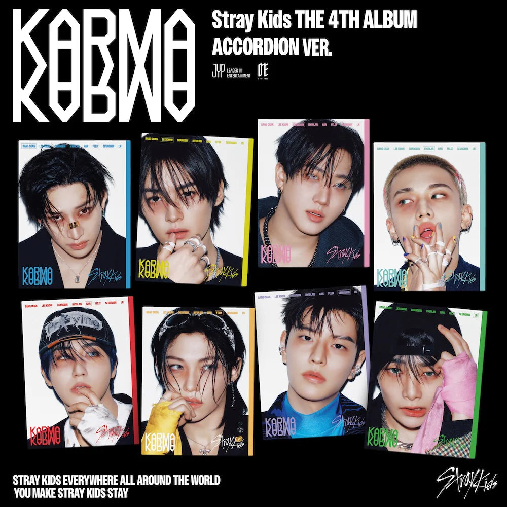 Stray Kids - 4th Album [KARMA] ACCORDION Ver. (Random Version)