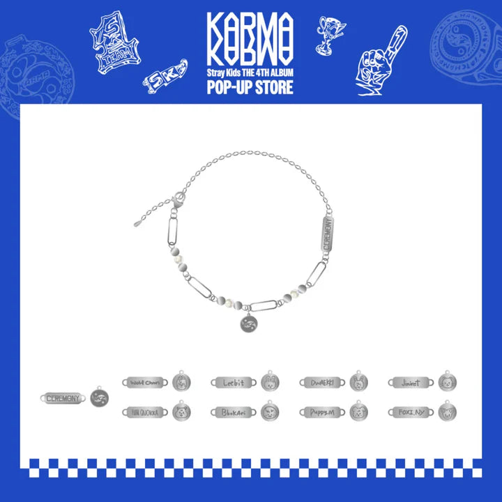 DA VEDERE MEMBROOOOOOOOOOO Stray Kids - SKZOO Ceremony Necklace [KARMA POP-UP Store Official MD]